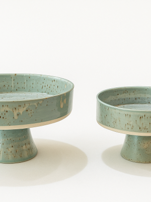 Deniz Kabuğu Servis Sunum Tabağı (2 Boy)